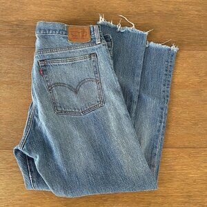 Levi's Wedgie Straight Ankle Jeans